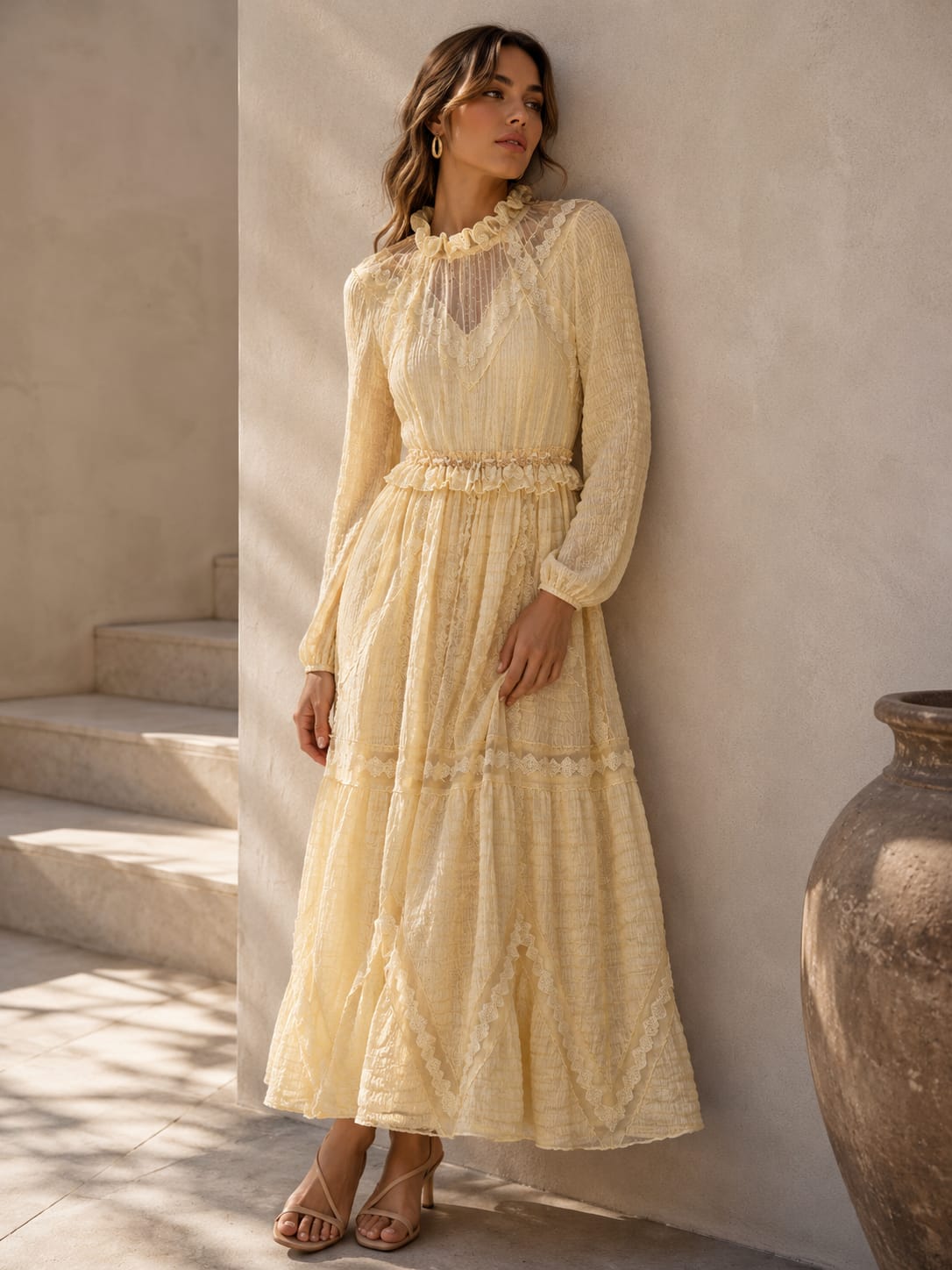 NET TAPISTRY DRESS