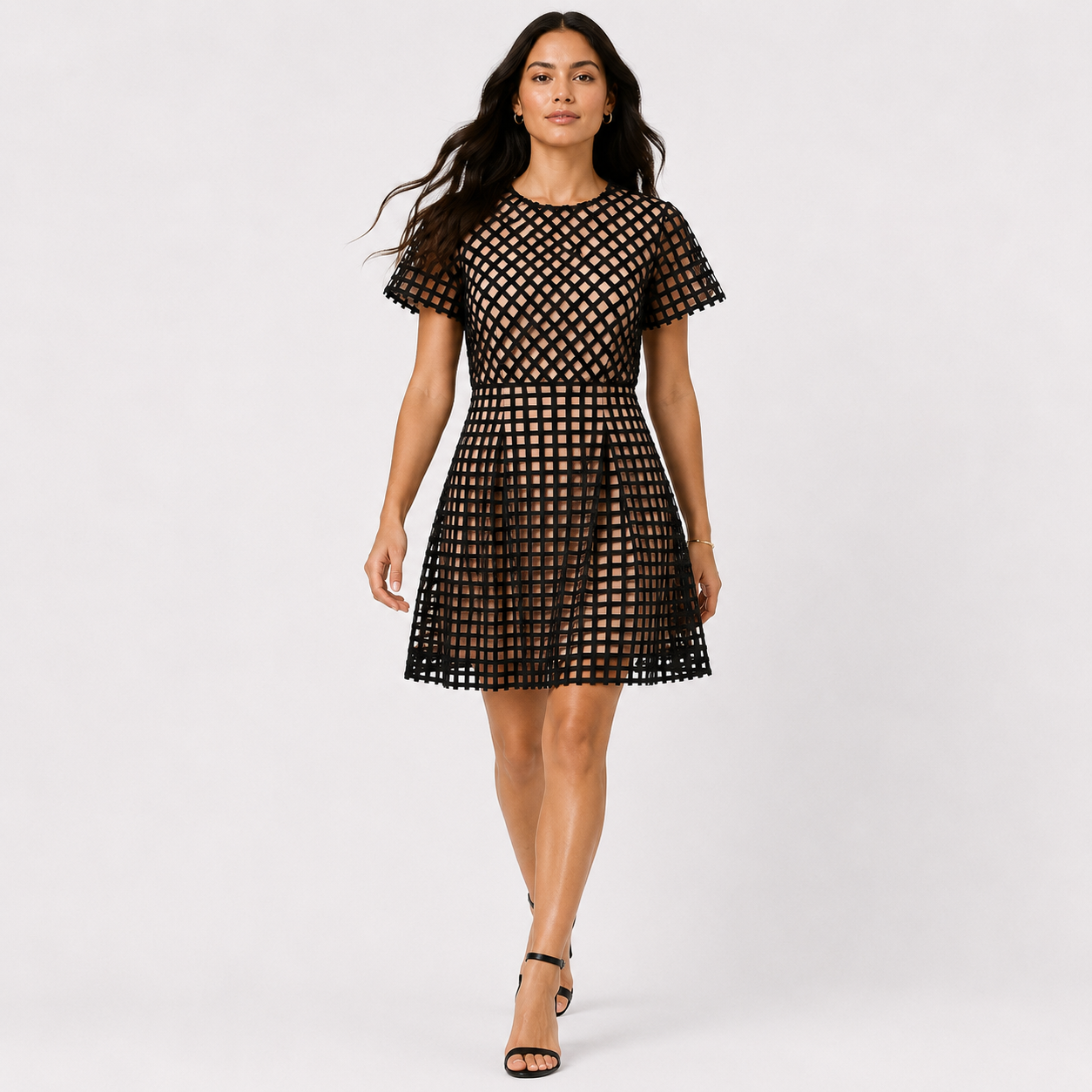 The Midnight Lattice Dress