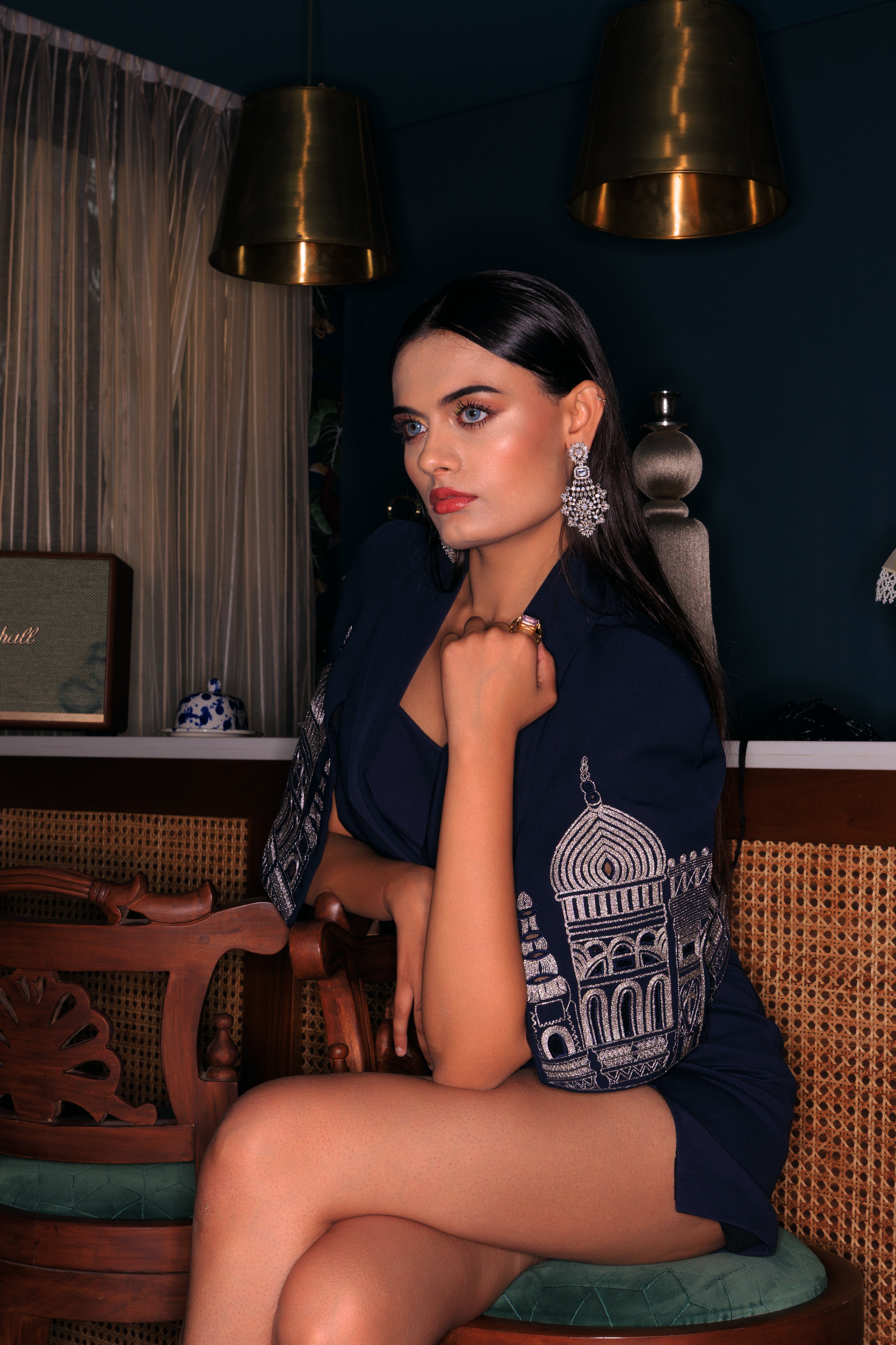 The Set - Archway Bolero Blazer with Bodycon Mini