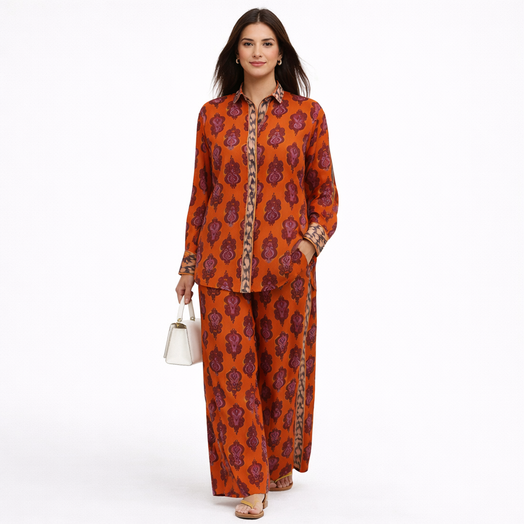 Ikat print co-ord set
