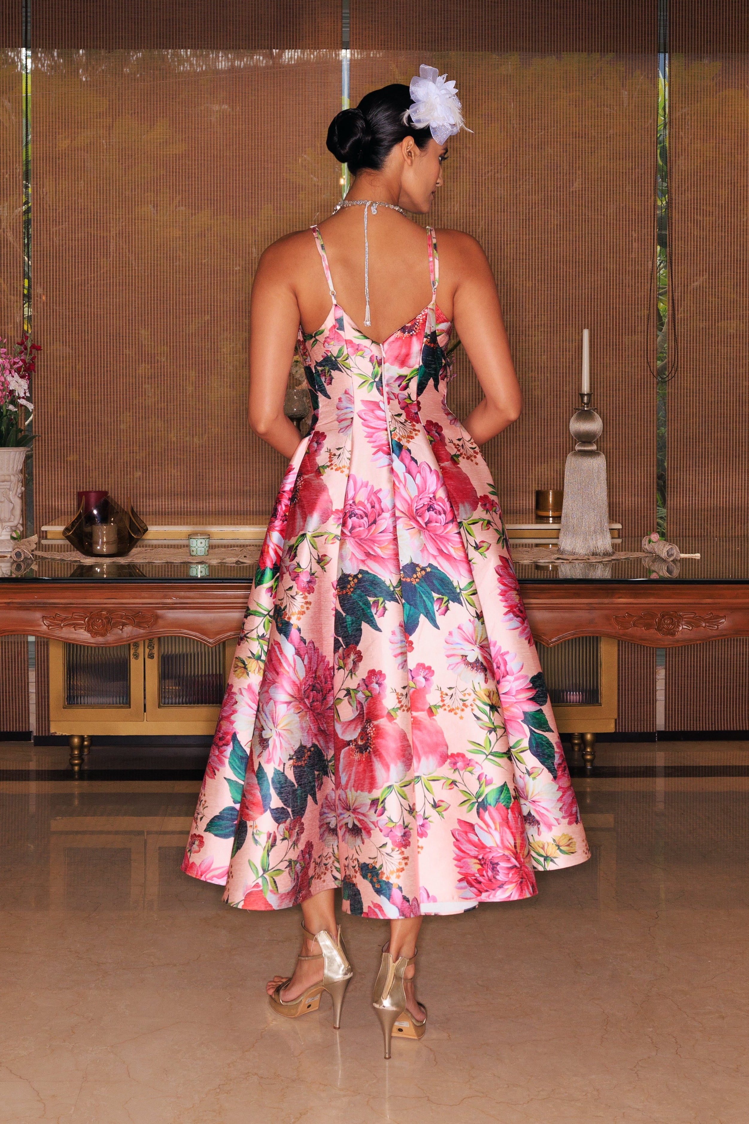 Crystal Bloom Couture Gown