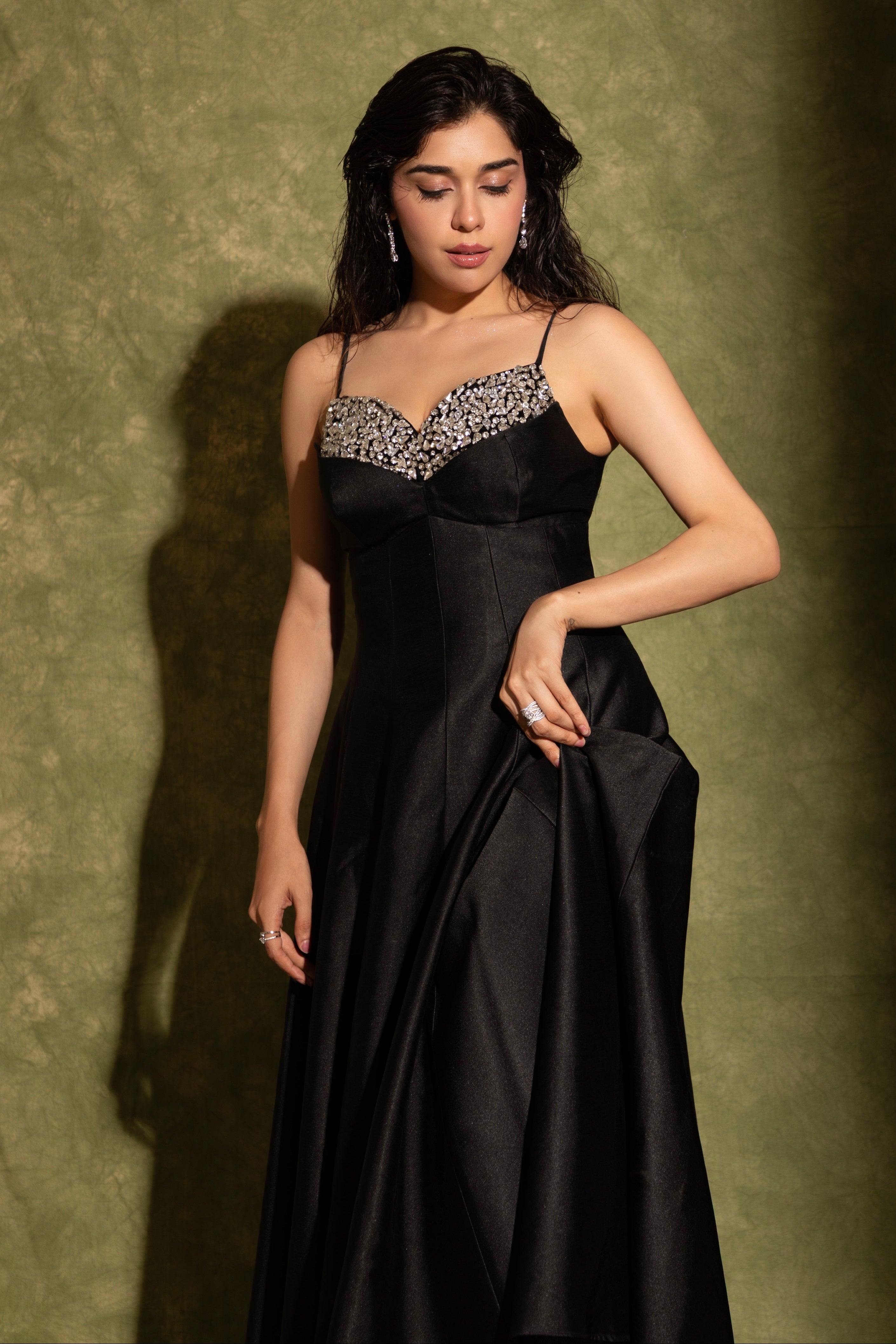 Crystal Bloom Couture Gown